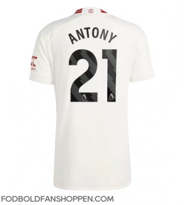 Manchester United Antony #21 Tredjetrøje 2023-24 Kortærmet